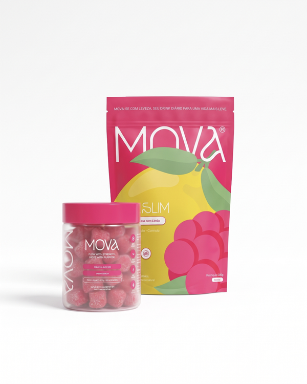 Pink Slim  Framboesa  C Limão + Creatina - Mova