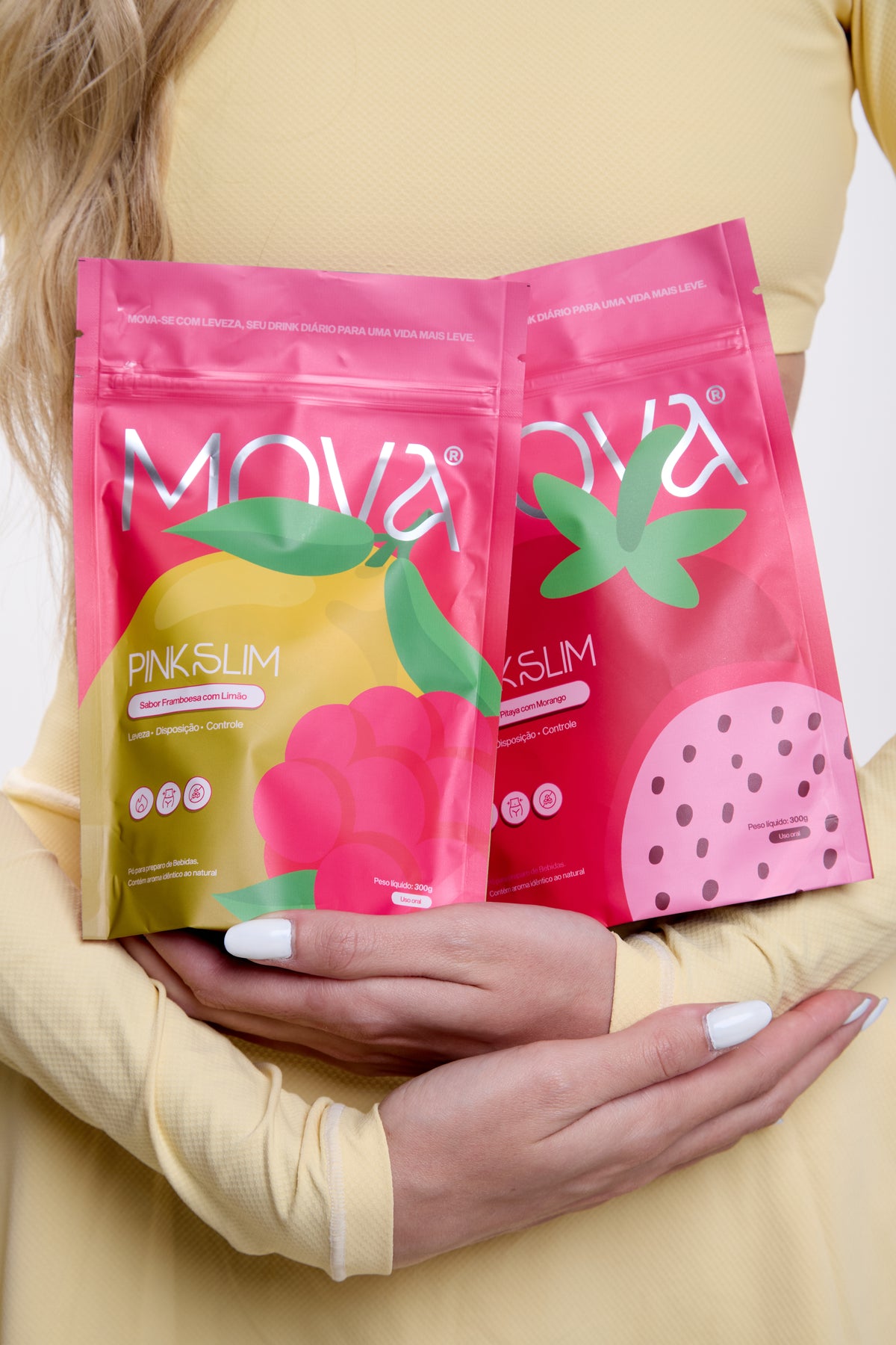 Pink Slim Framboesa C/ Limão e Pitaya C/ Morango