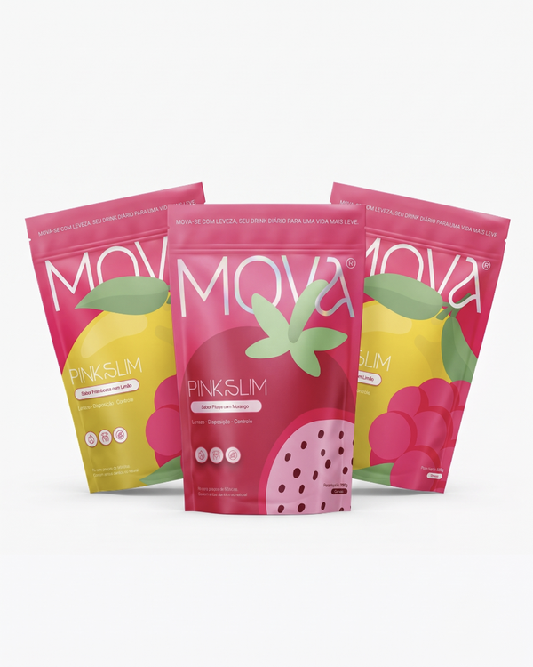 3x Pink Slim — 2 Und Framboesa + 1 Und Pitaya