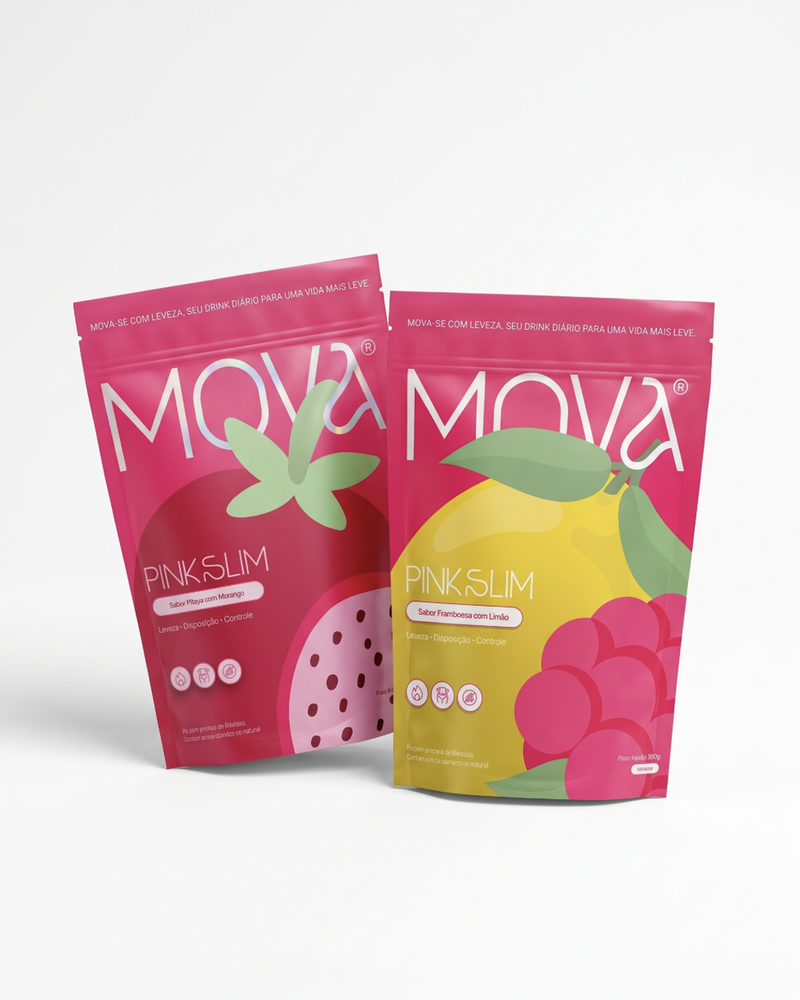 MIX  Pink Slim - MORANGO + LIMÃO
