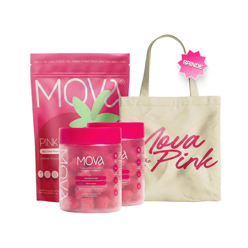 2 Creatina + 1 Pink  Slim + Brinde Ecobag